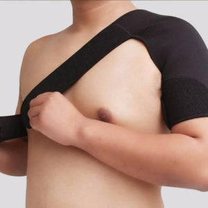 Shoulder Support Brace Back Strap Wrap Belt Band Pads Single Shoulder