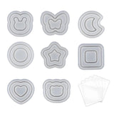 Resin Shaker Molds Quicksand Silicone Epoxy Keychain Jewelry Casting Mold