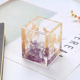 Silicone Mould Dried Flower Resin Craft DIY Storage Pen Holder Mold