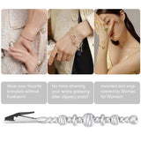 4 Pcs Bracelet Jewelry Helper Tool Bracelet Clamp Buddy Bracelet Fastener