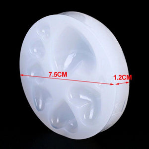 Heart Silicone Mold Epoxy Resin Molds DIY Jewelry Charms