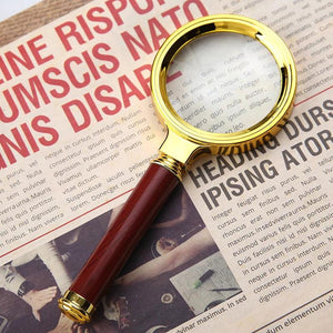 60mm 10X Handheld Magnifier High Clarity Magnifying Glass Loupe