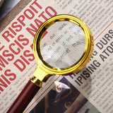 60mm 10X Handheld Magnifier High Clarity Magnifying Glass Loupe