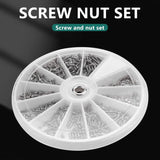 600 Pcs Electronics Nuts Assortment + Screwdriver for Eyeglasses Repair