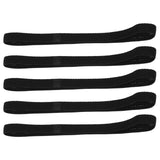 9 Pcs Non-Slip Sport Headbands for Women & Men, Black & Grey