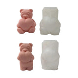 Heart Bear Mold Silicone Mold for Resin Epoxy Casting Crafting