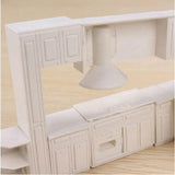 Doll House Cabinet Kitchen Furniture Molds Home Decor Kit