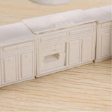 Doll House Cabinet Kitchen Furniture Molds Home Decor Kit