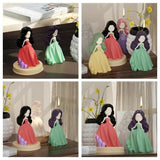 Princess Silicone Candle Making Molds for Home Decors