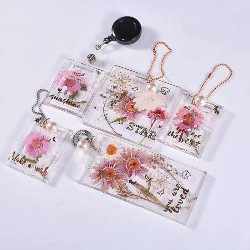 3Pcs Pendant Clay Molds Multi-Shapes Silicone Keychain Moulds with Holes