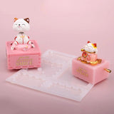 Music Box Epoxy Resin Mold for Keychains Pendant