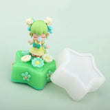 Music Box Epoxy Resin Mold for Keychains Pendant