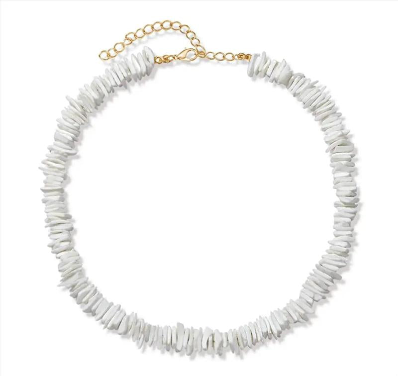 Boho Hawaiian Puka Shell Necklace Surfer Jewelry Women