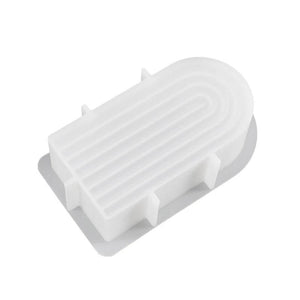 U-shape Candle Silicone Mold for Desktop Decoration Gypsum Epoxy Resin