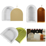 U-shape Candle Silicone Mold for Desktop Decoration Gypsum Epoxy Resin