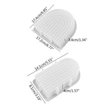 U-shape Candle Silicone Mold for Desktop Decoration Gypsum Epoxy Resin