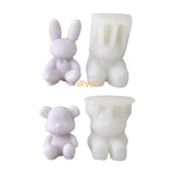 Pearl Bear Bunny Crafts Silicone Mold for Epoxy Resin Jewelry