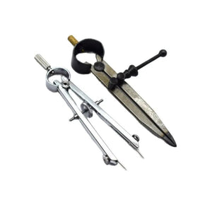 Adjustable Metal Measuring Compass Divider Jewelry Tool