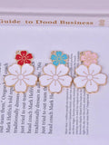 10pcs Alloy Metal Flower Charms Pendant DIY Jewelry Making