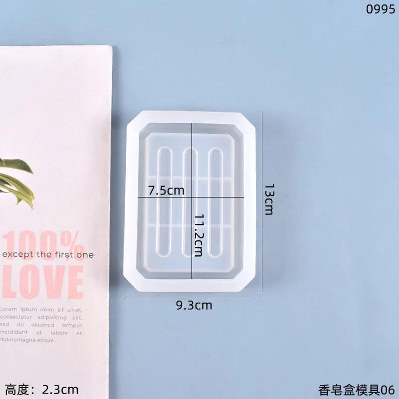 Resin Silicone Soap Mold DIY Crystal Mirror Casting Molds