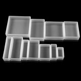 Rectangle Square Epoxy Resin Molds Dried Flower Plant UV Resin