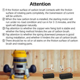 4PCS Carbon Brush for DWP611 450 Router, Replacement for DWP611PK, A27343