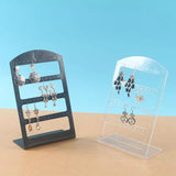 Transparent Acrylic Earring Jewelry Display Stand