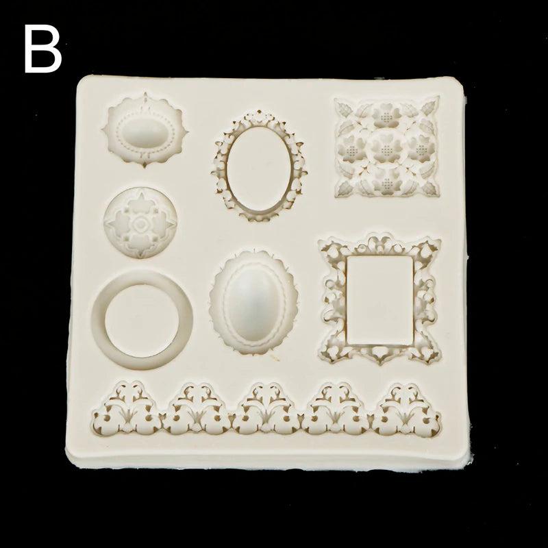 Vintage Frame/Dragonfly Crown Key Silicone Mold DIY Epoxy Resin Jewelry
