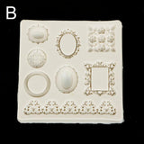 Vintage Frame/Dragonfly Crown Key Silicone Mold DIY Epoxy Resin Jewelry