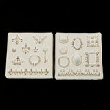 Vintage Frame/Dragonfly Crown Key Silicone Mold DIY Epoxy Resin Jewelry