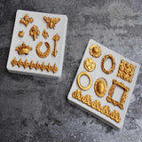 Vintage Frame/Dragonfly Crown Key Silicone Mold DIY Epoxy Resin Jewelry