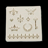 Vintage Frame/Dragonfly Crown Key Silicone Mold DIY Epoxy Resin Jewelry
