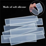 Rectangle Silicone Bookmark Resin Mold DIY Bookmark Mold Making Kit