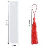 Rectangle Silicone Bookmark Resin Mold DIY Bookmark Mold Making Kit