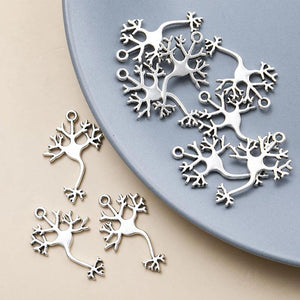 30pcs/pack Small Tree Charms Pendant DIY Necklace Bracelet Jewelry 33*20mm