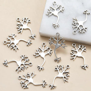 30pcs/pack Small Tree Charms Pendant DIY Necklace Bracelet Jewelry 33*20mm