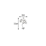 30pcs/pack Small Tree Charms Pendant DIY Necklace Bracelet Jewelry 33*20mm