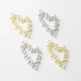 Heart Charms Pendant 10PCS/lot DIY Necklace Jewelry Making