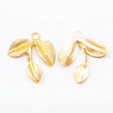 20Pcs Antique Silver Tree leaf Charms for Jewelry Making