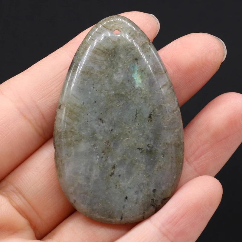 Labradorite Semi-precious Stone Pendant DIY Jewelry Making Gift