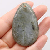 Labradorite Semi-precious Stone Pendant DIY Jewelry Making Gift