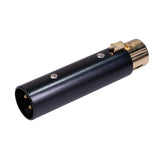 XLR 3 Pin Female to Male Adaptor for Stereo Microphone Cable