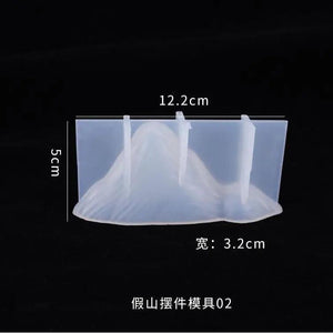 Silicone Mould Dried Flower Resin Craft DIY Terraces Island Mountain Mold