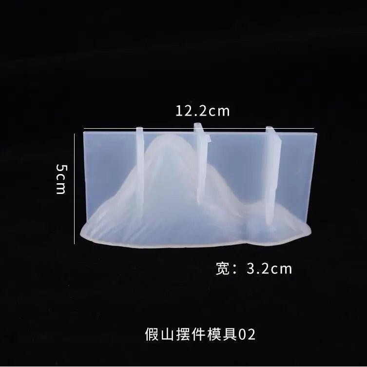 Silicone Mould Dried Flower Resin Craft DIY Terraces Island Mountain Mold
