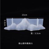 Silicone Mould Dried Flower Resin Craft DIY Terraces Island Mountain Mold