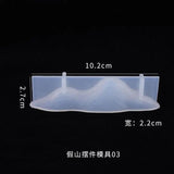 Silicone Mould Dried Flower Resin Craft DIY Terraces Island Mountain Mold