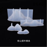 Silicone Mould Dried Flower Resin Craft DIY Terraces Island Mountain Mold
