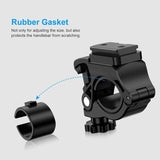 Bike Light Mount Bracket - Durable Nylon Holder for Handlebars