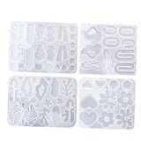 4x Silicone Casting for DIY Jewelry Making Earring Pendant