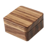 Walnut Wood Cufflink Jewelry Storage Box